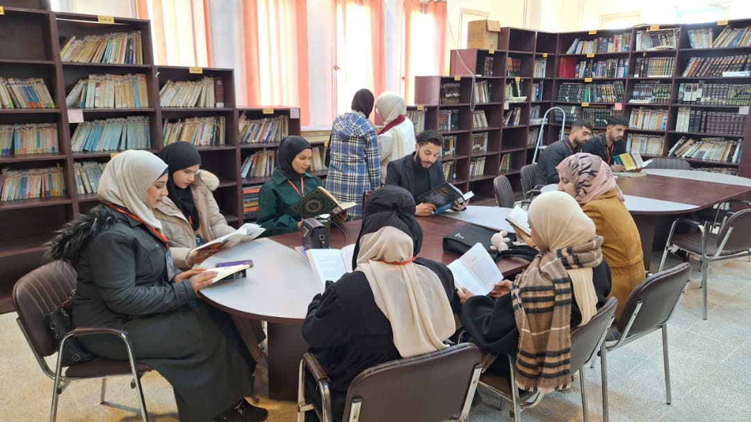 افتتاح مكتبة كلية الآداب والعلوم الإنسانية في ديرالزور